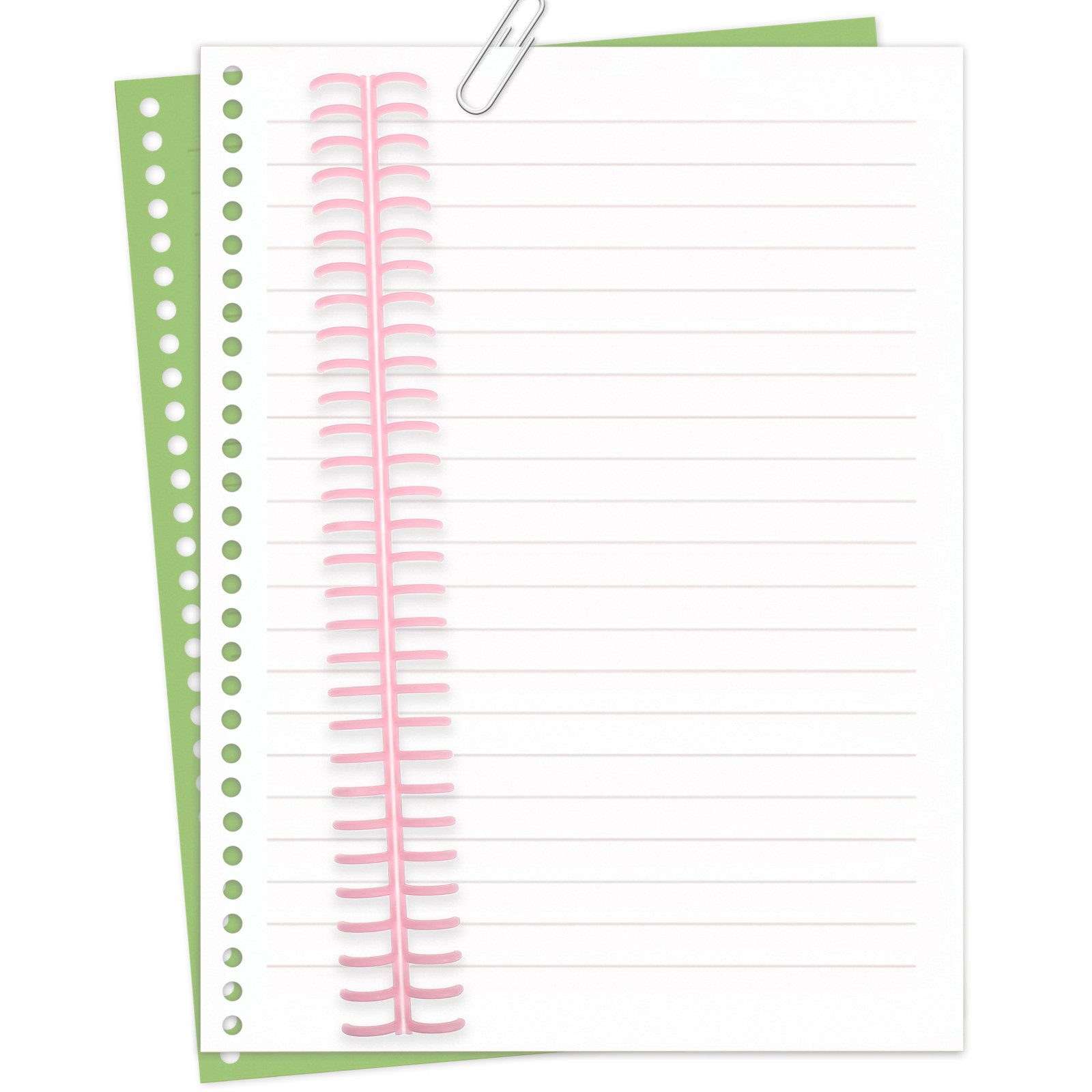 Binding Comb Plastic - 10 Peças de Anéis de Encadernação