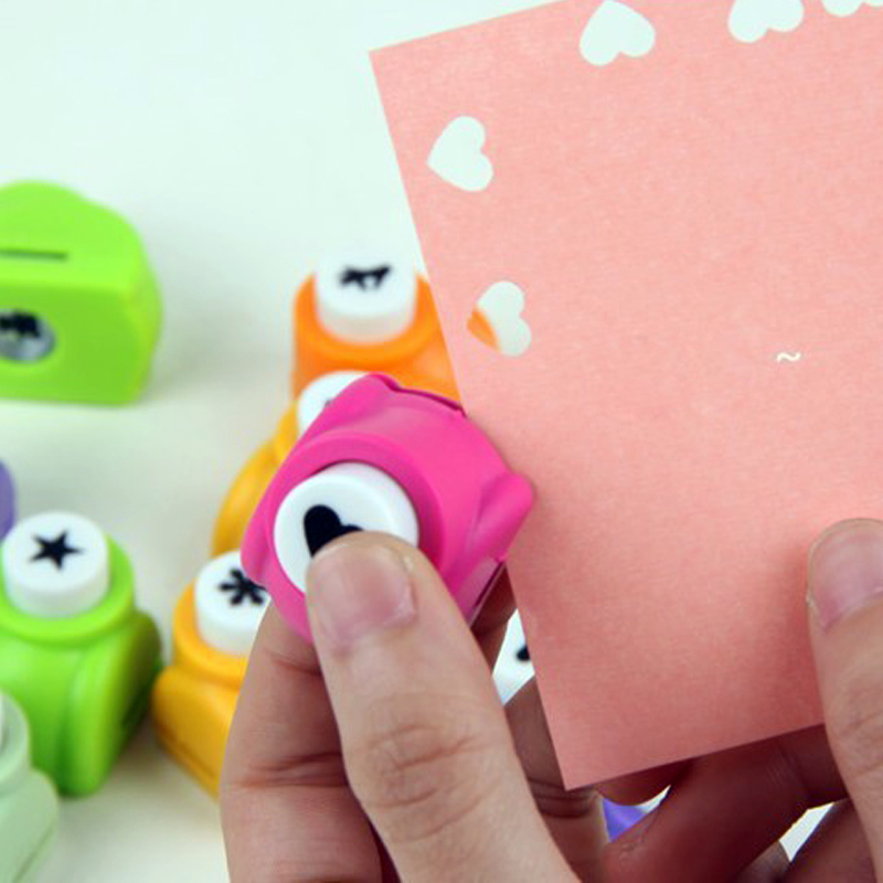 Paper Punch 3 Hole - Mini Furador de Papel para Scrapbooking,