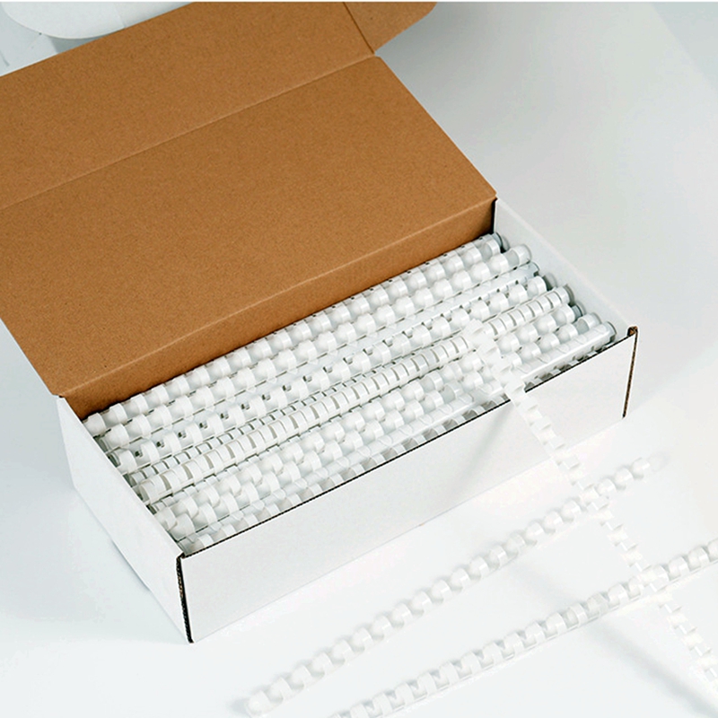 Binding Comb Plastic - 50/100 Peças Caixa Completa ReadStar Branca