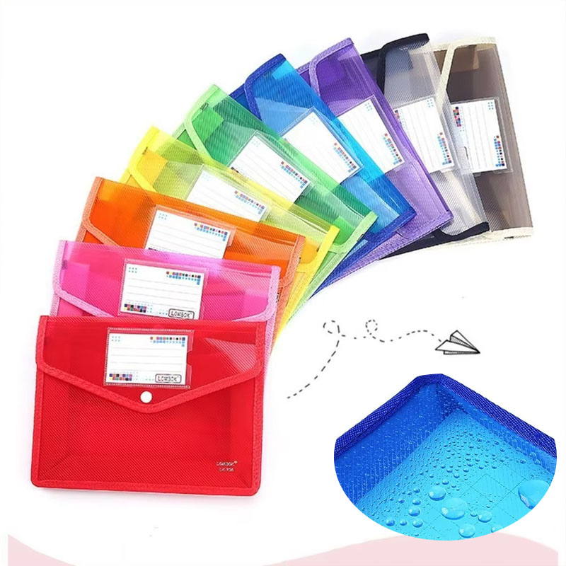 Stationery Supplier - 1-10PCS Pasta de Arquivos Impermeável A4