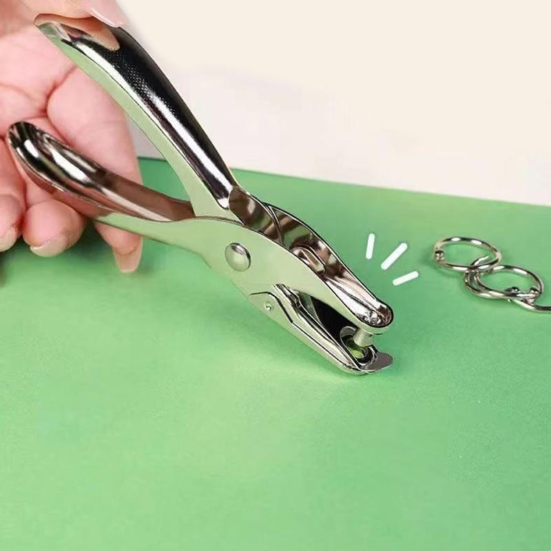 Paper Punch 3 Hole - Perfurador de Papel Manual de Metal