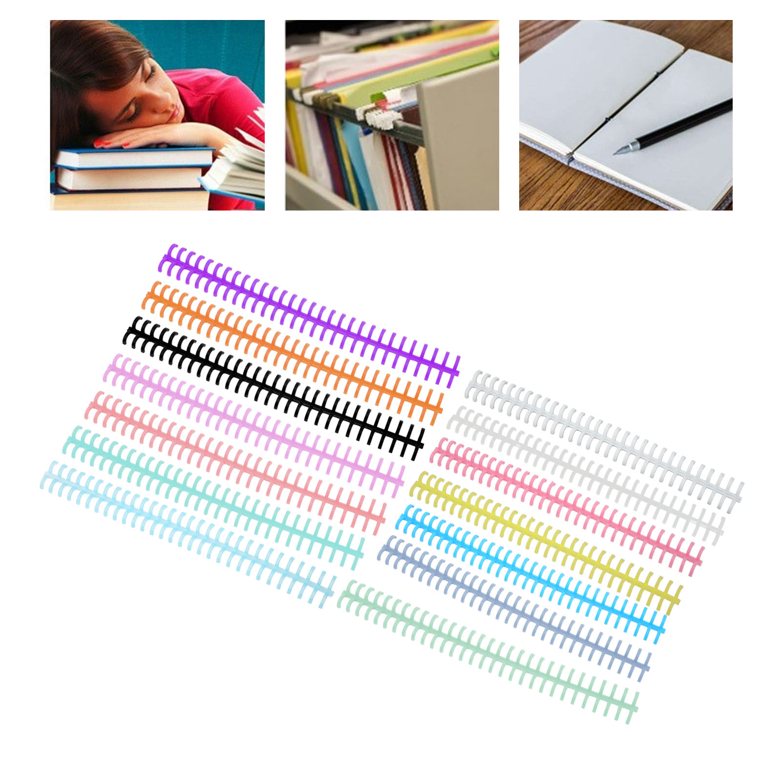 10 Peças de Espiral de Encader - Binding Comb Plastic avaliação e preço
