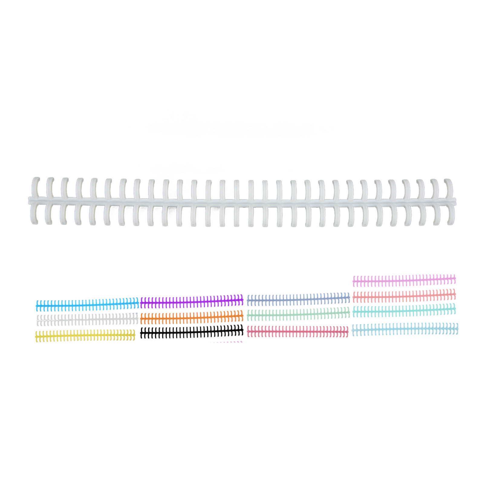 10 Peças de Espiral de Encader - Binding Comb Plastic avaliação e preço
