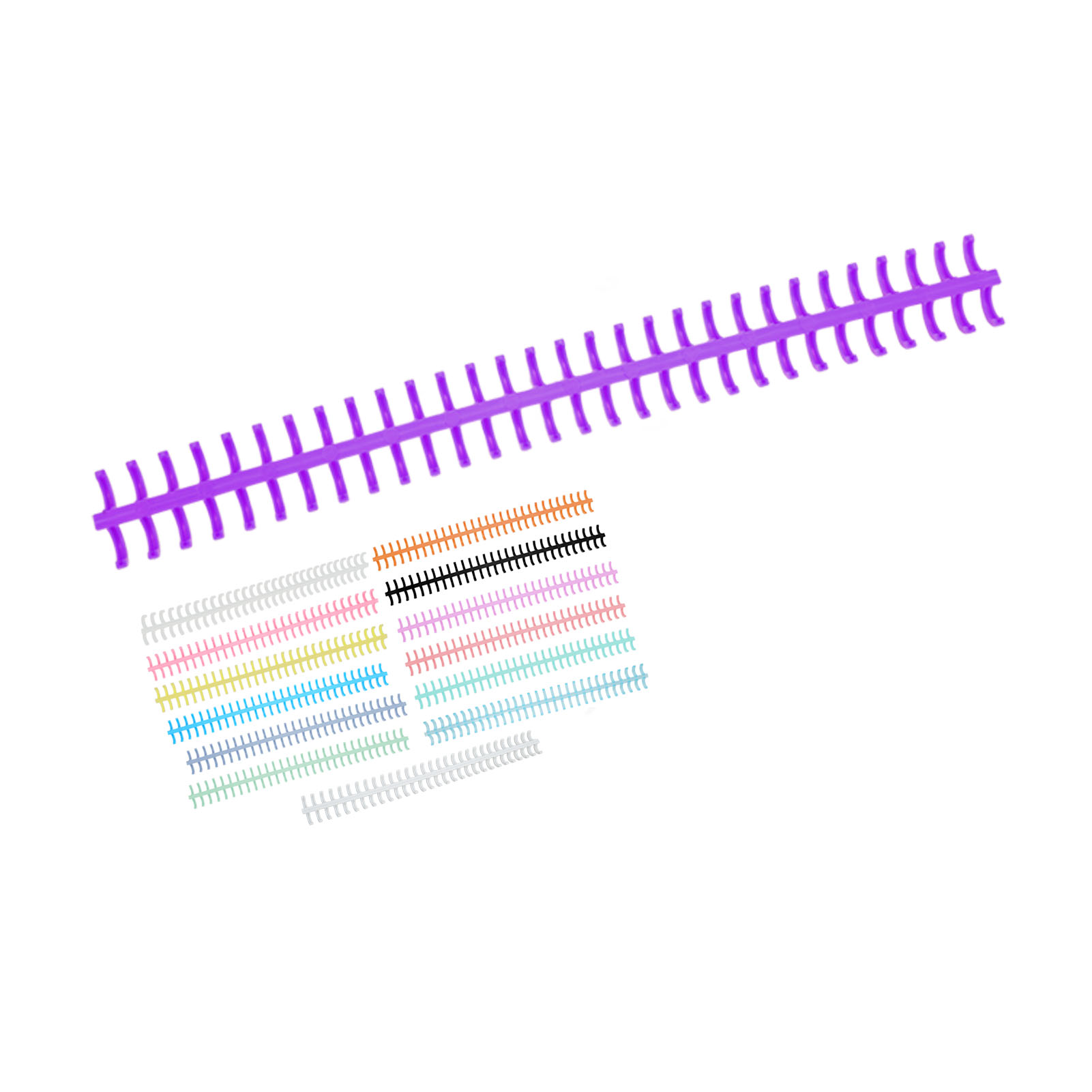 10 Peças de Espiral de Encader - Binding Comb Plastic avaliação e preço