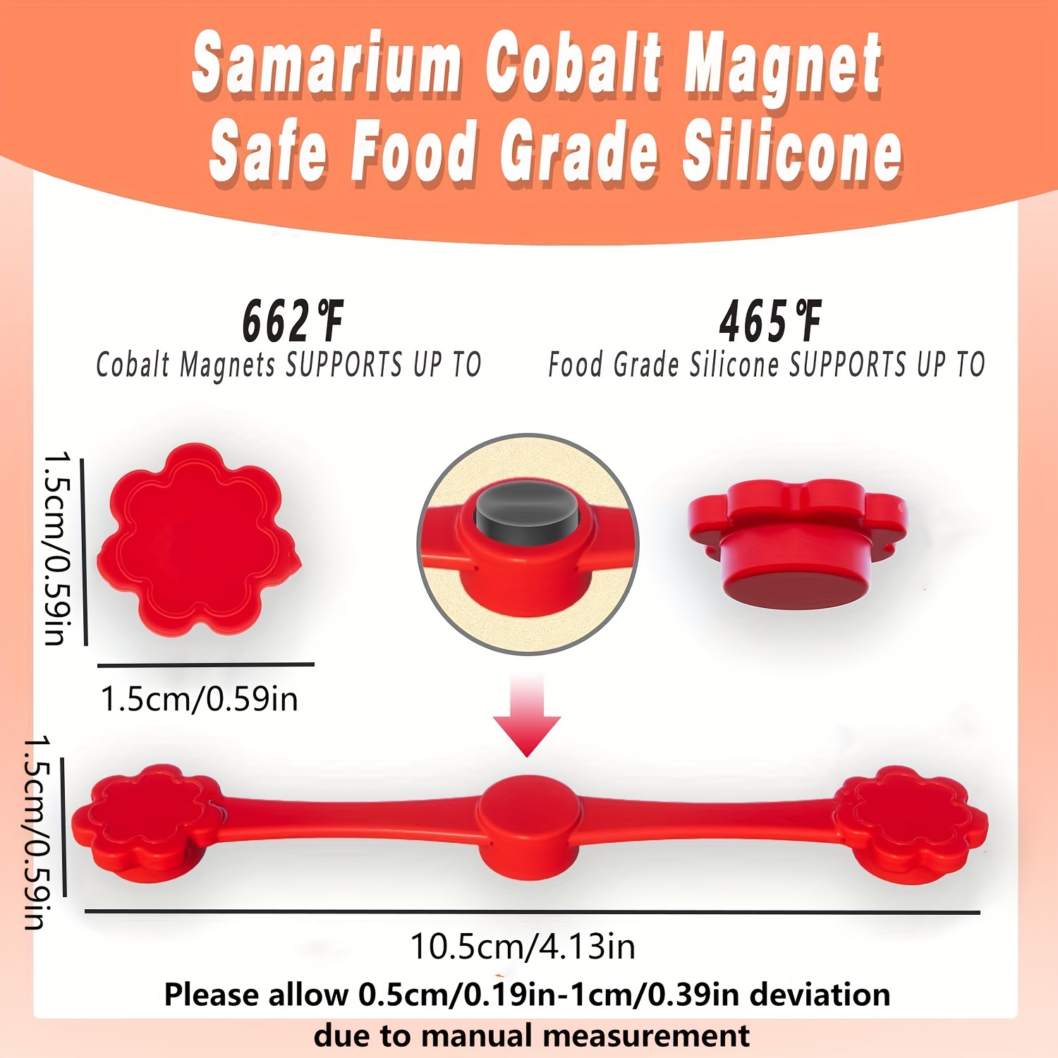 Fivela de silicone magnética p - Paperclip Magnetic Set avaliação e preço