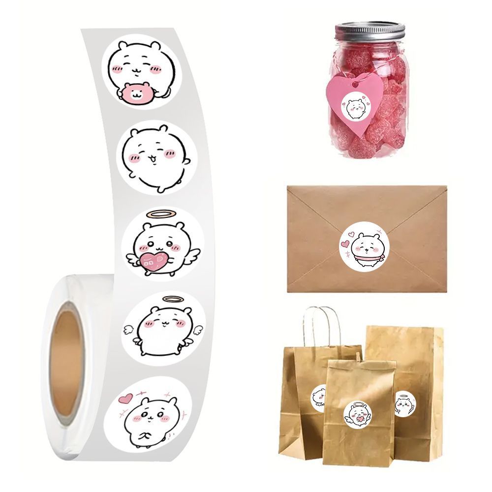 Rolo de Adesivos Jiyi com 500  - Sticker Label Roll avaliação e preço