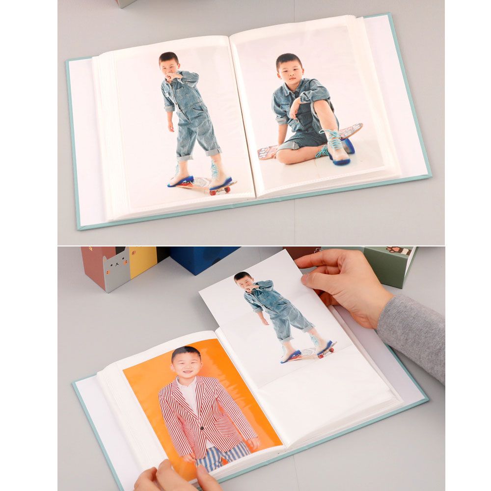 Multicolor Cartoon Photo Album - Binding Comb Plastic avaliação e preço