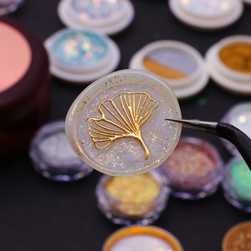 18 cores ouro selo de cera em  - Wax Seal Stamp Kit avaliação e preço