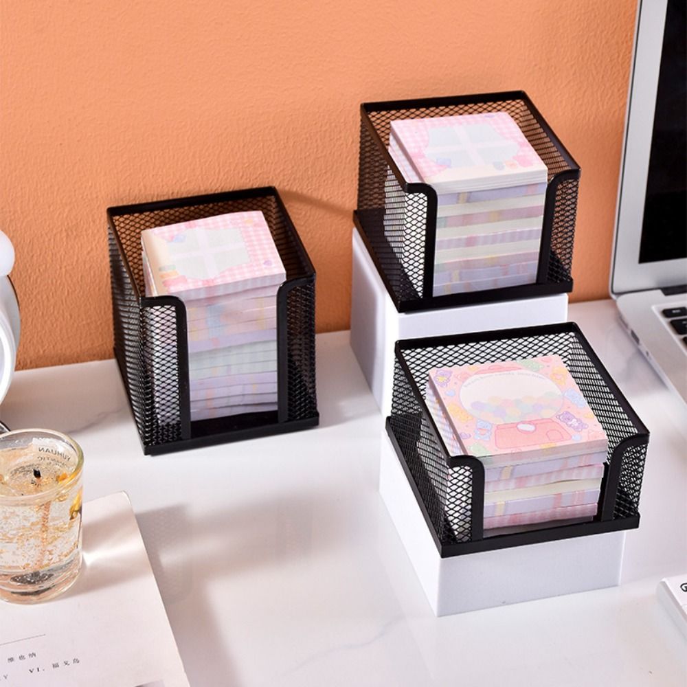 Cubo de papel de malha preta m - Sticky Note Cube avaliação e preço