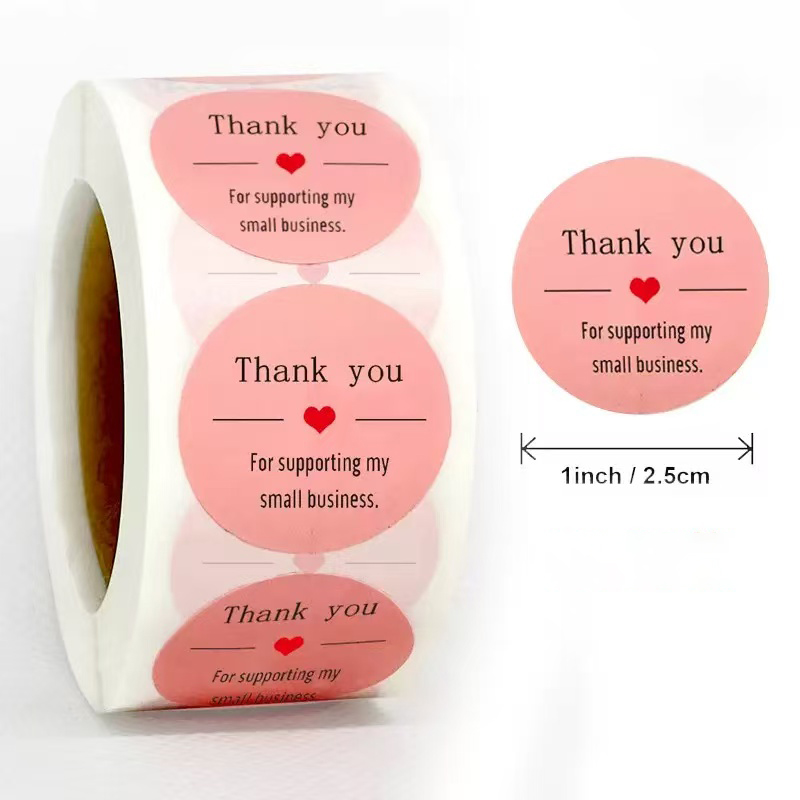 Obrigado por apoiar meus adesi - Sticker Label Roll avaliação e preço