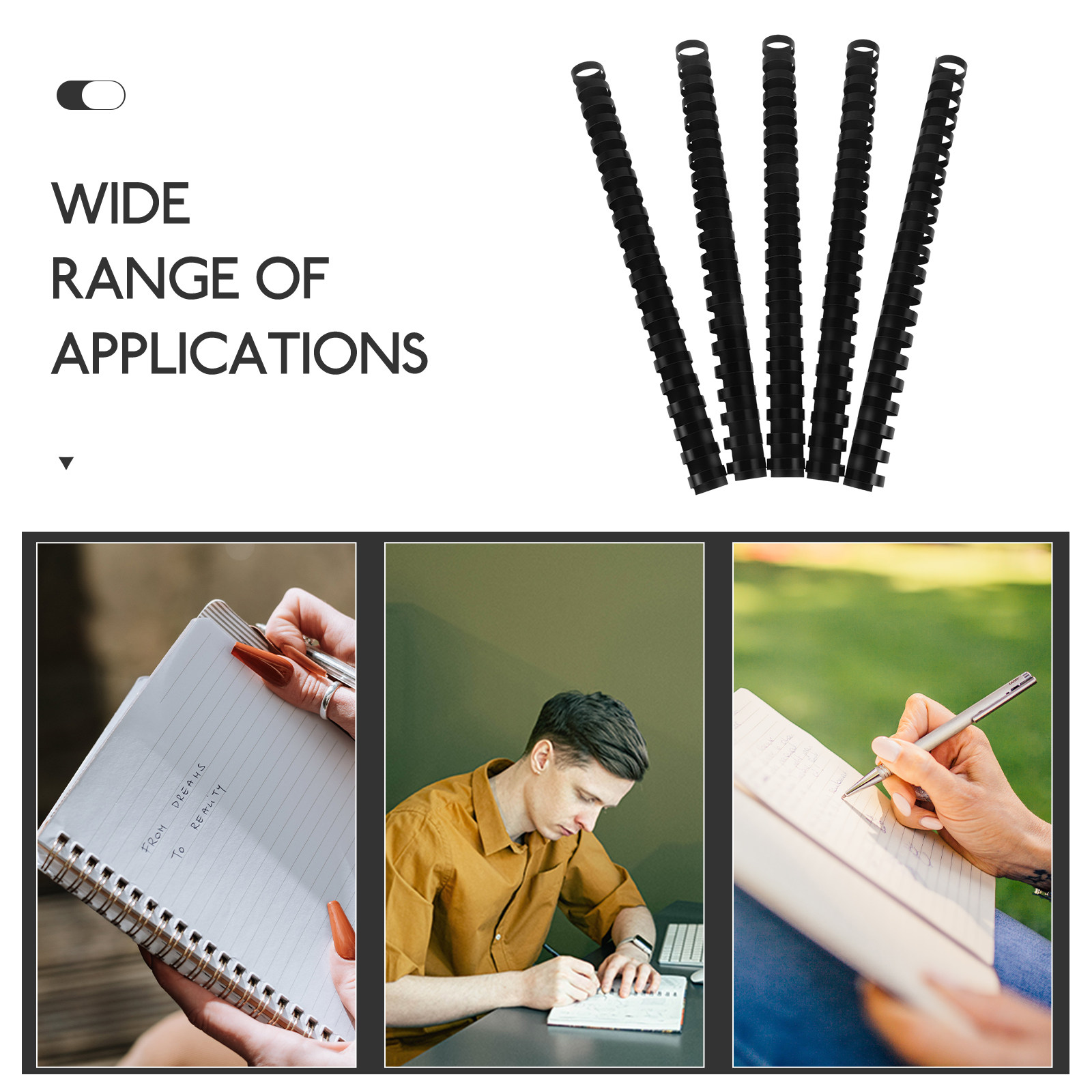 50 Peças de Anéis Plásticos de - Binding Comb Plastic avaliação e preço