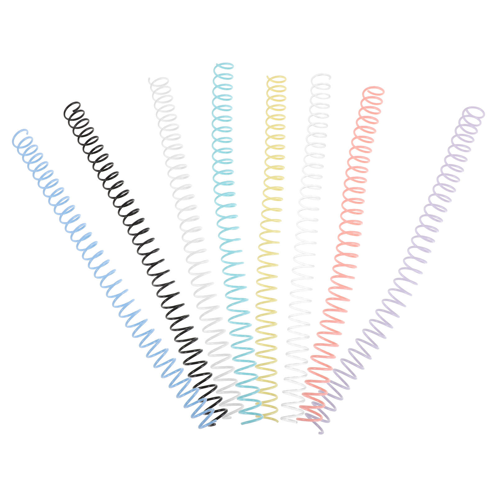 8 Peças de Espirais Plásticas  - Binding Comb Plastic avaliação e preço